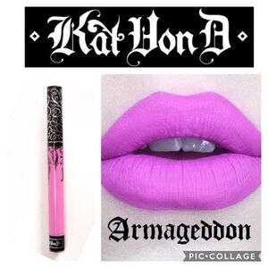Kat Von D Armageddon Liquid Lipstick - Vibrant Pink